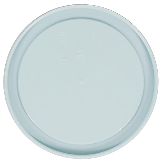 Pyrex 7201-PC Round 4 Cup Storage Lid for Glass Bowls (4, Muddy Aqua)
