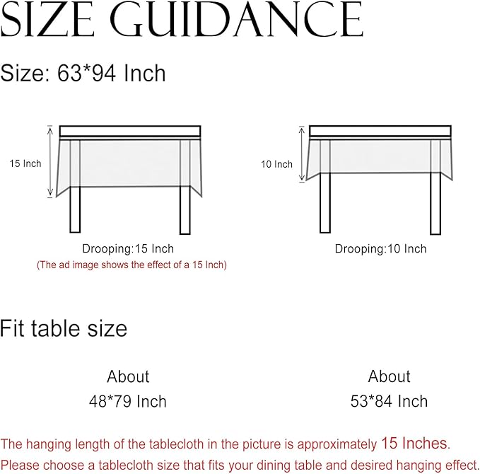 ISAENNE Designer Linen Floral Long Rectangle Tablecloth,Light Green Farmhouse Durable Table Cloth,Washable Decor Tablecloths for Dining Kitchen Thanksgiving Christmas,63"*94"-Floralsea B