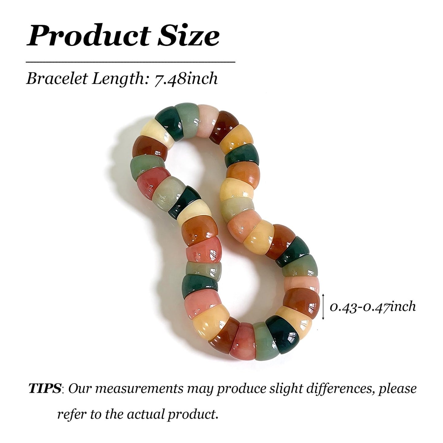 Embtrem Fidget Bracelet Bodhi Seed Bracelets Anxiety Fidget Bracelets Protection Healing Stretch Alleviate Anxiety Stress Protection Healing Bodhi Jewelry Gifts for Women Men