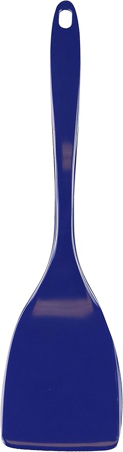 Reston Lloyd Spatula, Turner for Non-stick pans, Heat Resistant, BPA Free Melamine Utensil with Ergonomic Handle,11 inch, Indigo