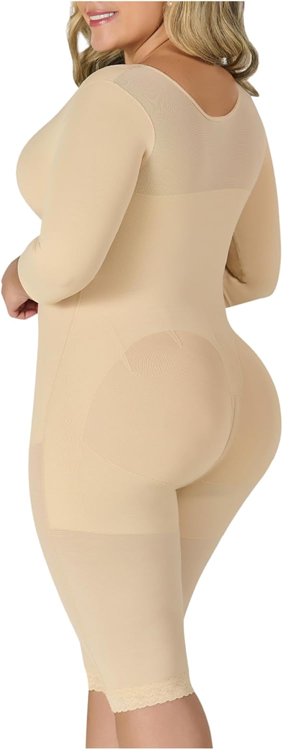 M&D Full Body Faja for Women | Fajas Colombianas Moldeadoras Post Surgery – Stage 2 Faja for Tummy Tuck, Lipo 360 & BBL