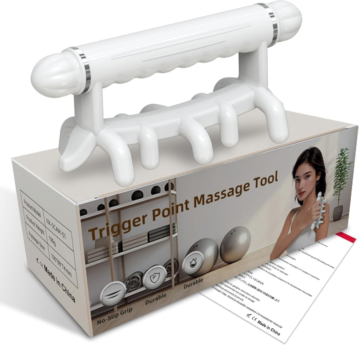 Fascia Massage Tool Blaster for Cellulite,Trigger Points Massage Tools,Neck Back and Shoulder Message Stick ＆ Cellulite Massager,Gifts for Women Men