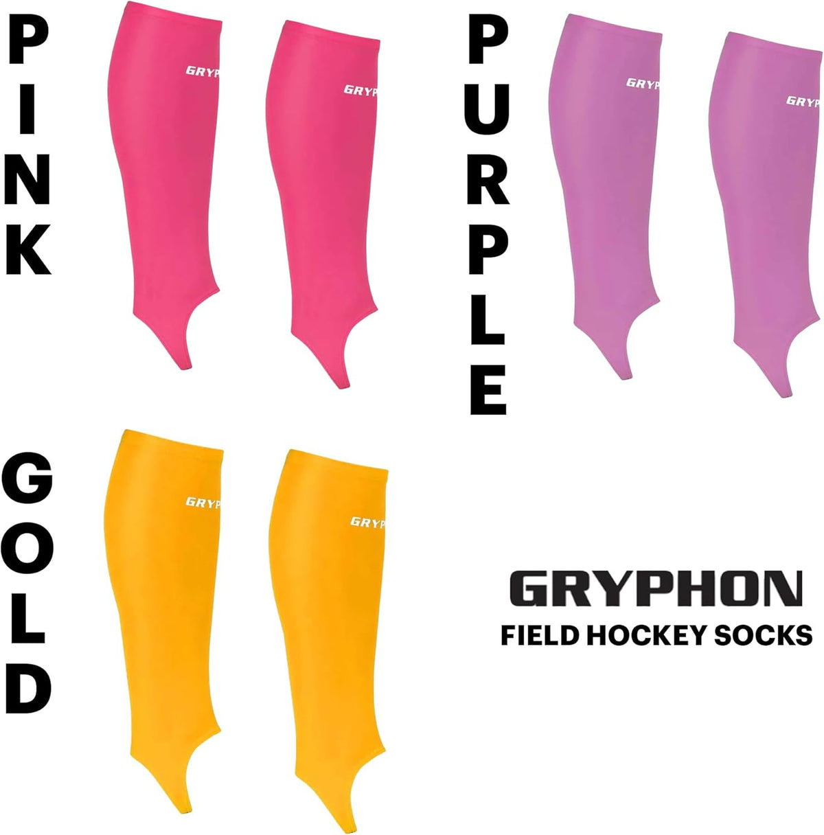 GRYPHON Over-The-Shinguard Socks for Field Hockey and Soccer Athletes