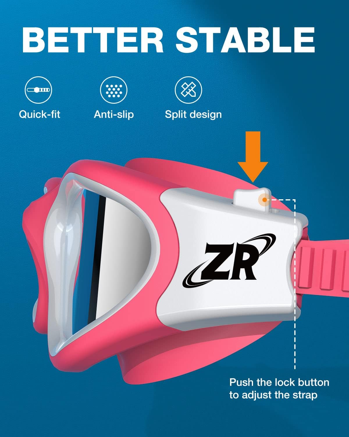 ZIONOR G1 Polarized Swimming Goggles for Unisex Adult Women Anti Fog 100% Anti UV Diving Goggles