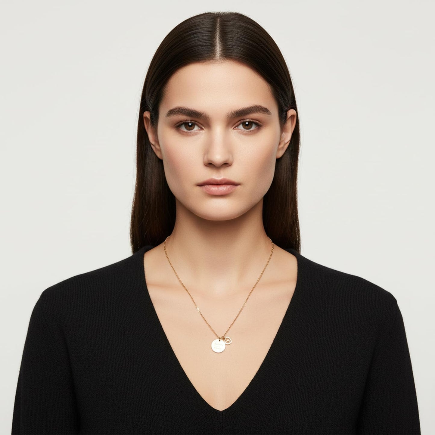 VLIEGEN Mustard Seed Necklace - Stainless Steel Faith Mountain Jewelry for Women & Men styleP