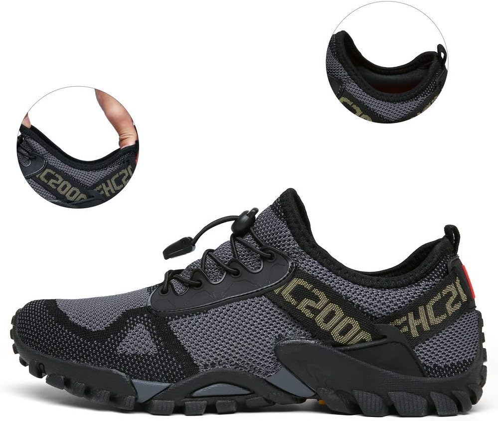 ABAO Hiking Shoes Men Women Outdoor Sports Shoes Non-Slip Breathable Sneakers Low Top Walking Shoes for Outdoor Trailing Trekking Walking Climbing Travel Lightweight