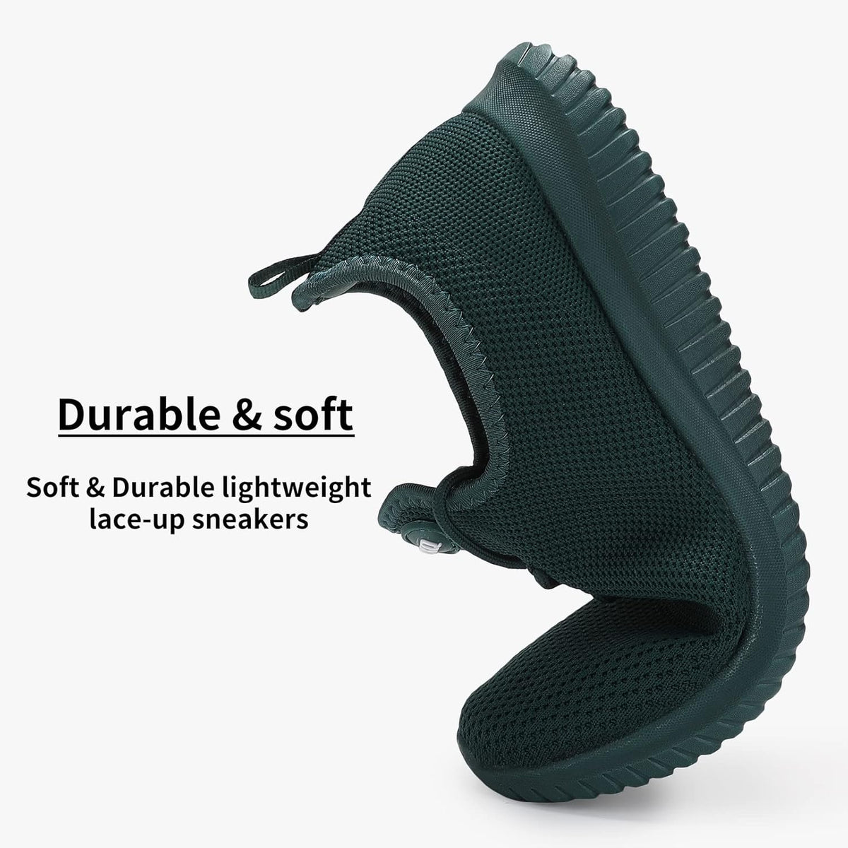 WXQ Men's Running Shoes Comfortable Lightweight Breathable Walking Shoes Mesh Workout Casual Sports Shoes