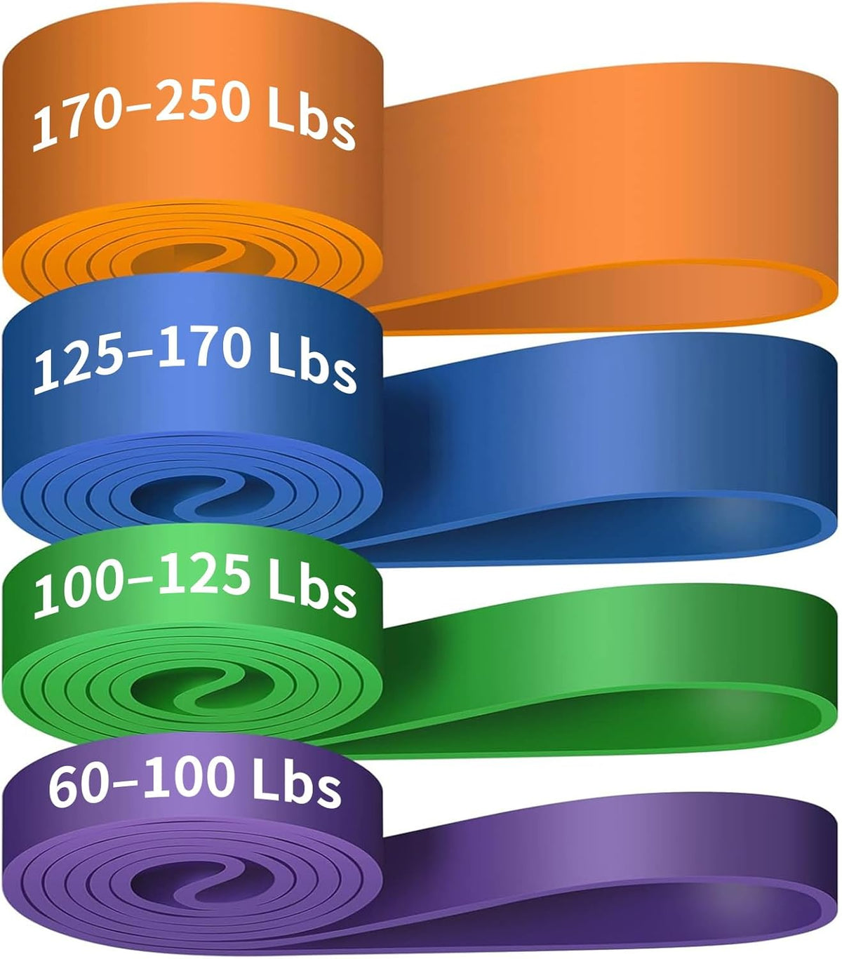 Alllvocles Resistance Band, Pull Up Bands, Pull Up Assistance Bands, Workout Bands, Exercise Bands, Resistance Bands Set for Legs, Working Out, Muscle Training, Physical Therapy, Shape Body, Men Women