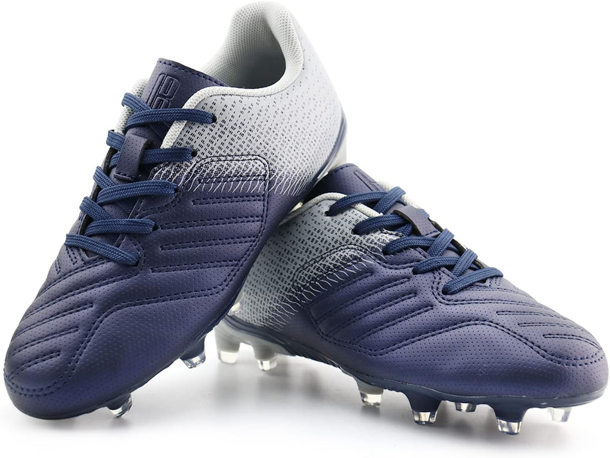 brooman Kids Soccer Cleats Boys Girls Athletic Outdoor Football Shoes