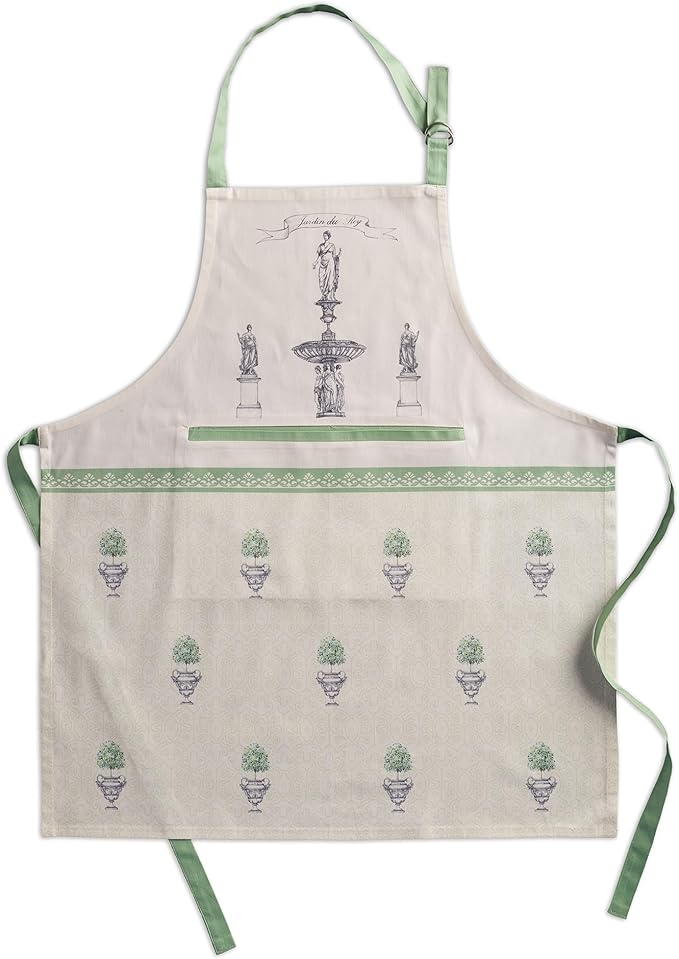 Maison d' Hermine 100% Cotton Apron for women with Pocket Kitchen Chef Apron for Men Cooking Mothers Day Gifts