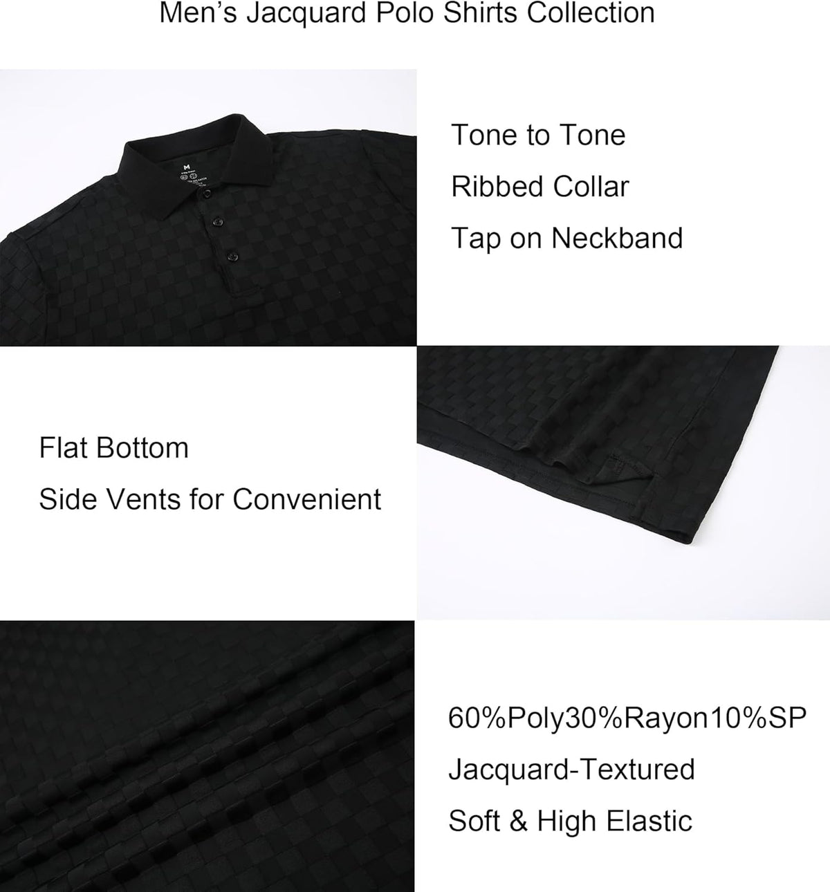 Alex Vando Mens Polo Shirts Short Sleeve Regular Fit Fashion Designed Shirt