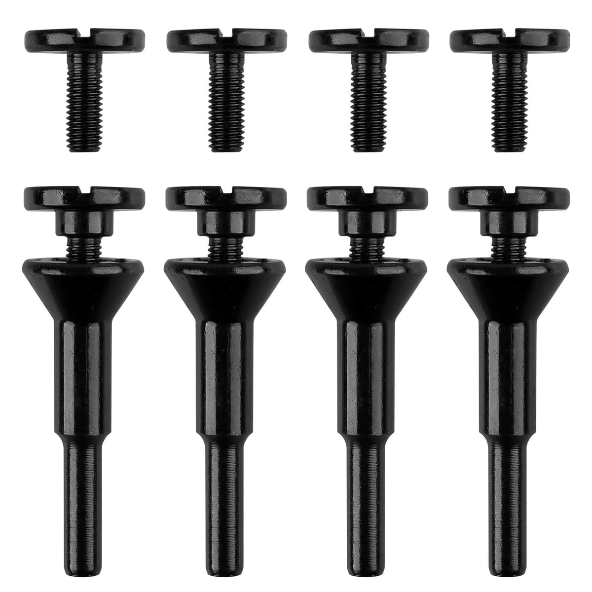 Cut Off Wheel Mounting Mandrel Holder 3/8" & 1/4" Arbor Hole, 4 Pack Cut-Off Wheel for Die Grinder Accessories Drill Bits Tool