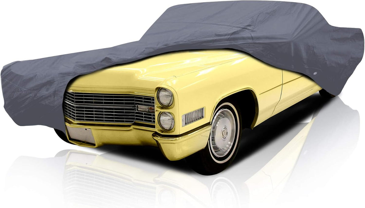 DaShield Ultimum Series Car Cover for Cadillac Calais 1965-1969 Sedan 4-Door All Weather Protection Semi Custom Fit Dust, Sun, Snow, Rain Protection Indoor Outdoor