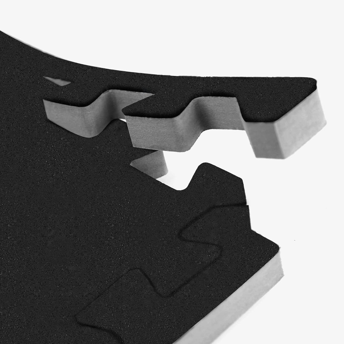 IncStores Impact Foam Rubber Floor Tiles, Interlocking Home Gym Floor Matts for Weight & Workout Equipment Room Padding, 2'x2' Tiles