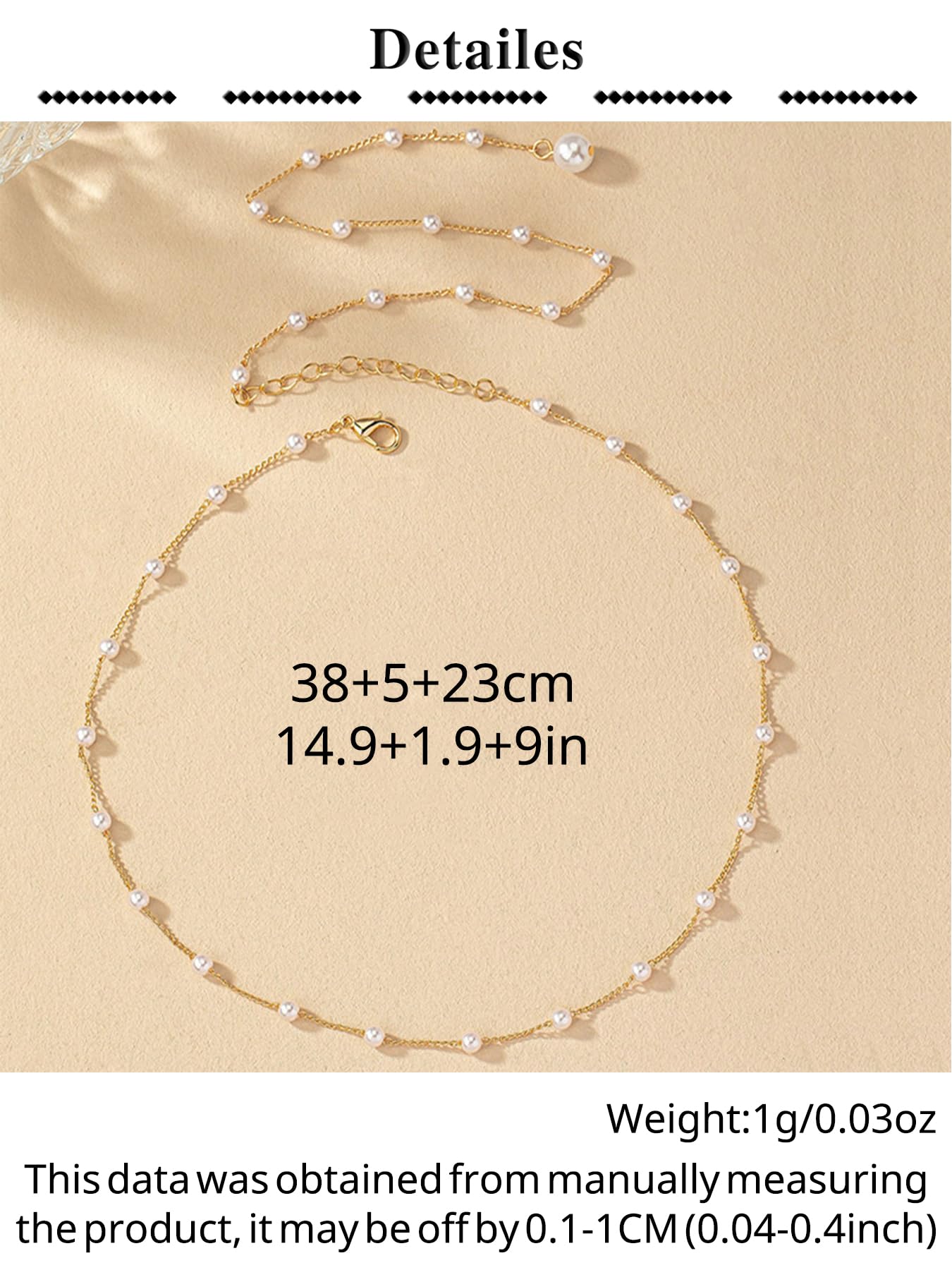 Longita Back Necklace Back Jewelry for Backless Dress Pearl Backdrop Necklace Long Body Chain for Backless Dress Sexy Dainty Elegant Body Chain Jewelry Women Prom Party Anniversary