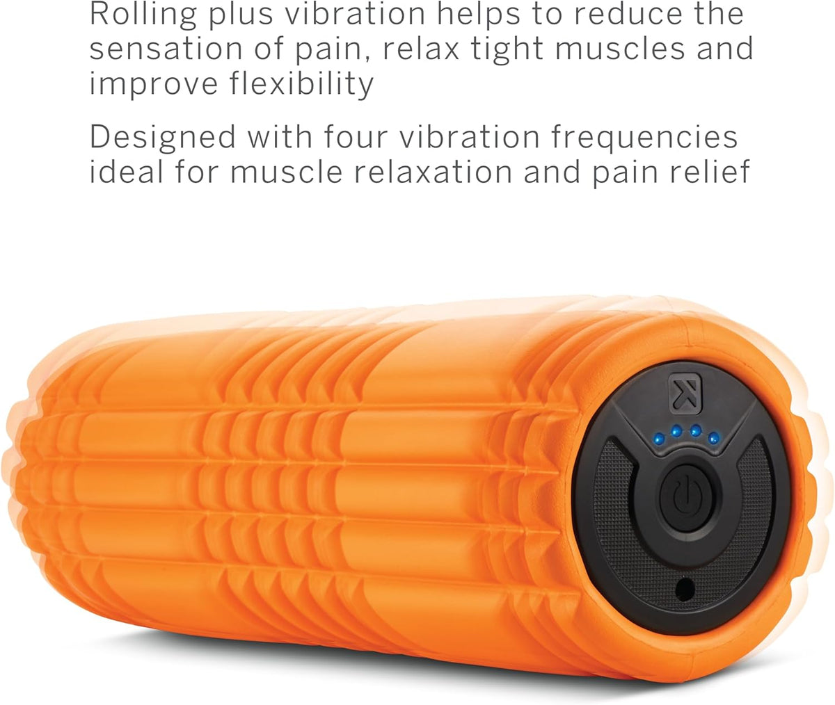 TRIGGERPOINT PERFORMANCE THERAPY GRID VIBE PLUS Four-Speed Vibrating Foam Roller