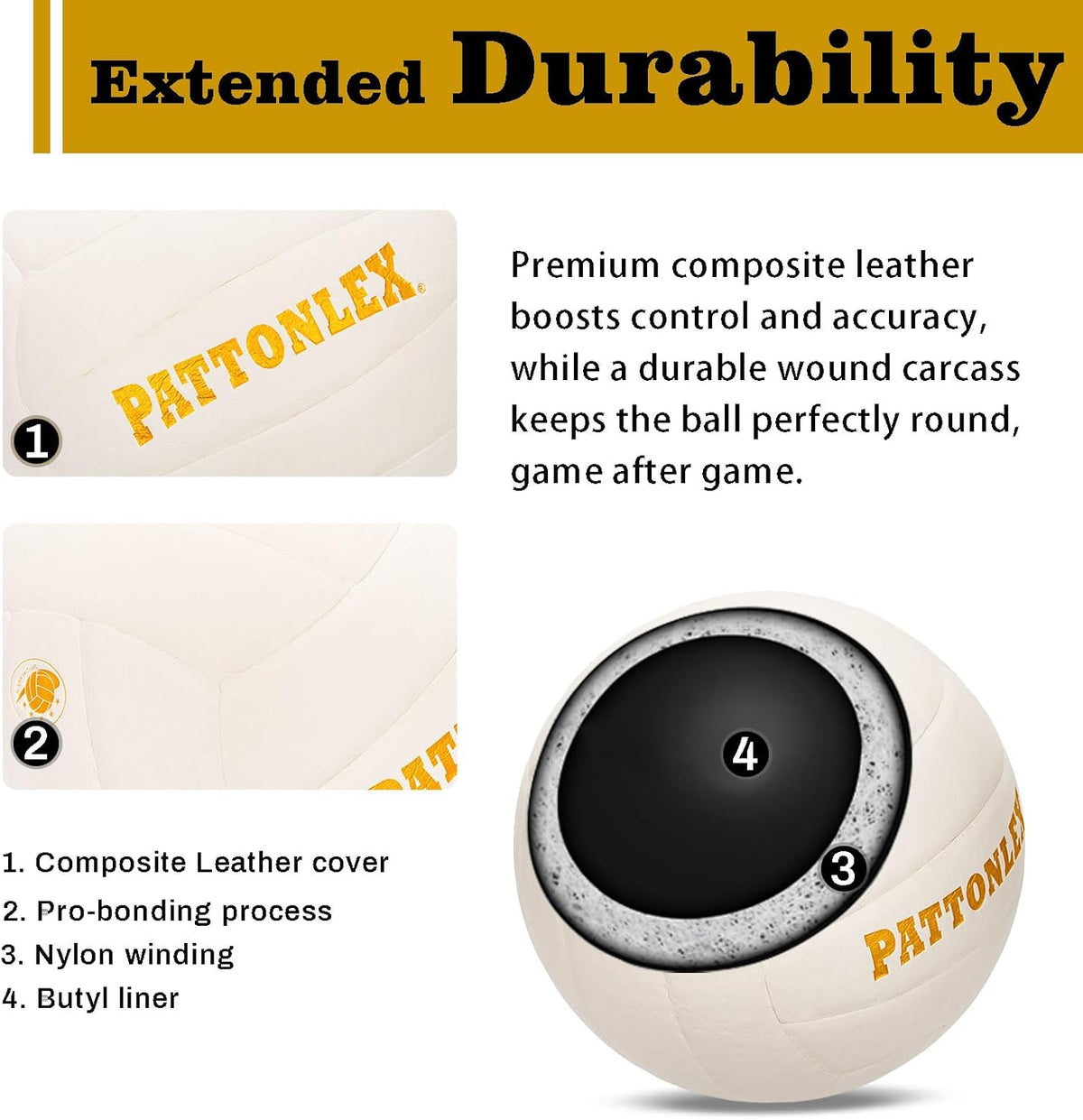 Personalized Indoor Volleyball – Official Size 5 Composite Leather Volleyball for Adults & Teens – Custom Name Volleyball for Gifts, Training, Games