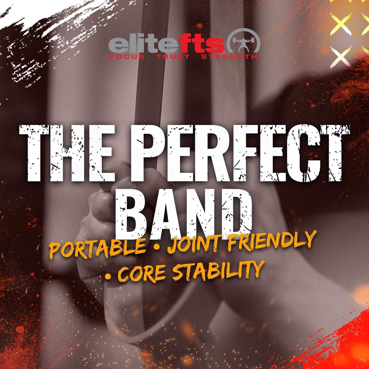 EliteFTS Pro Resistance Band - Boost Core Stability and Flexibility with This Portable, Joint-Friendly Tool