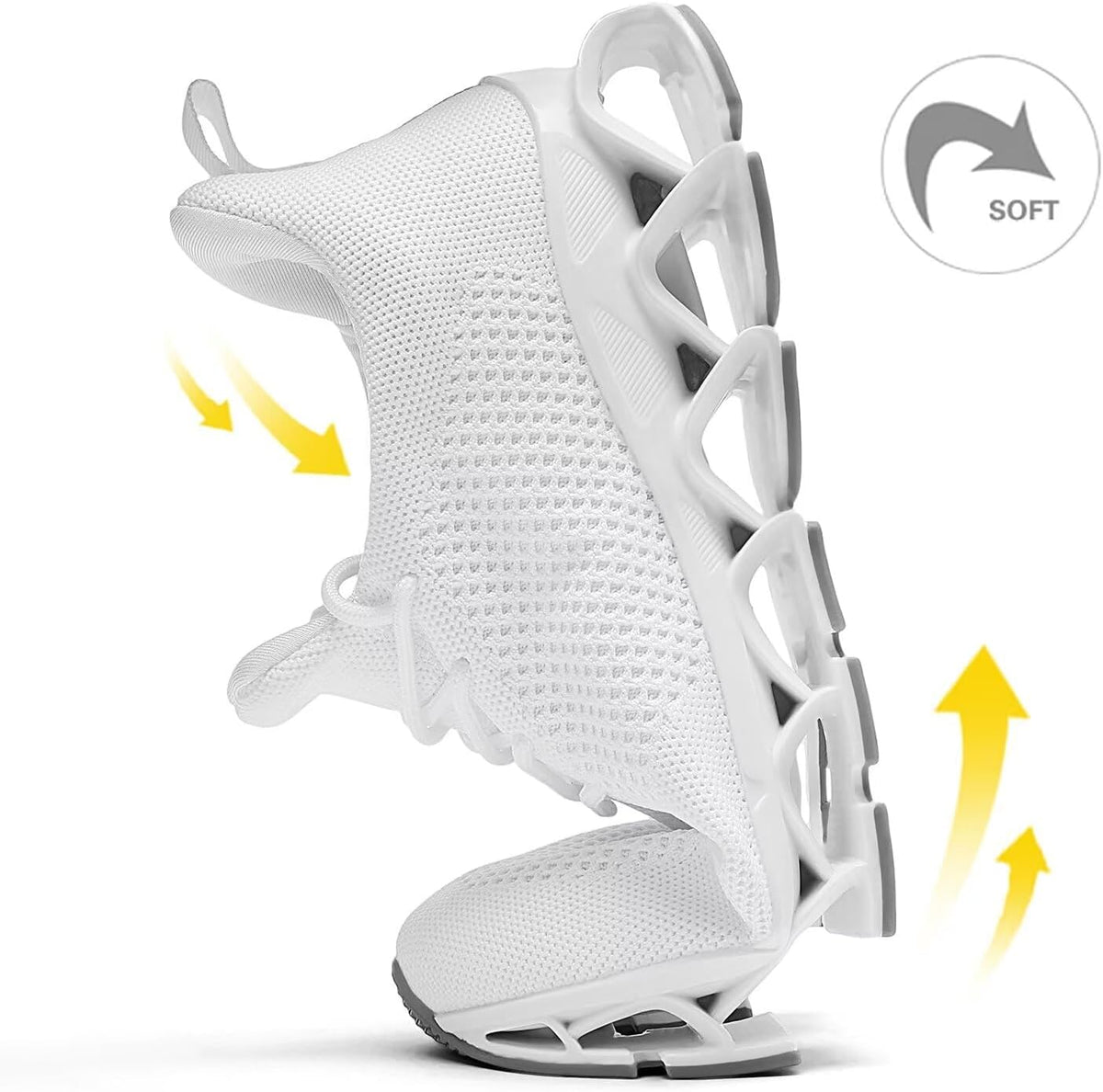 Men's Running Shoes Blade Tennis Walking Fashion Sneakers Breathable Non Slip Gym Sports Work Trainers