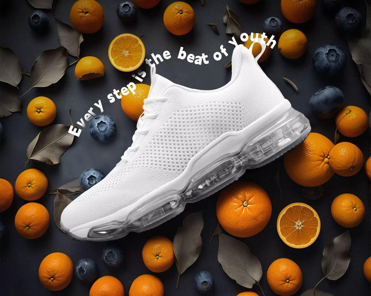 Men's Air Cushion Running Shoes Breathable Tennis Fashion Sneakers Non Slip Workout Casual Sport Shoes Gym Training Comfortable Walking Shoes