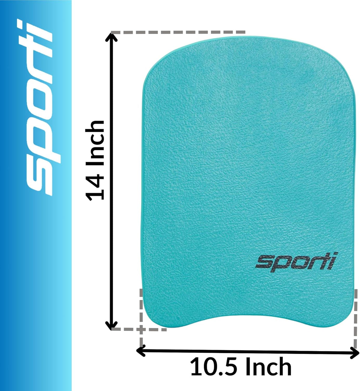 Sporti Kids Kickboard for Swim Training Lesson, Swimming Kickboard for Junior, Water Board for Kids, Swimming Training Aid