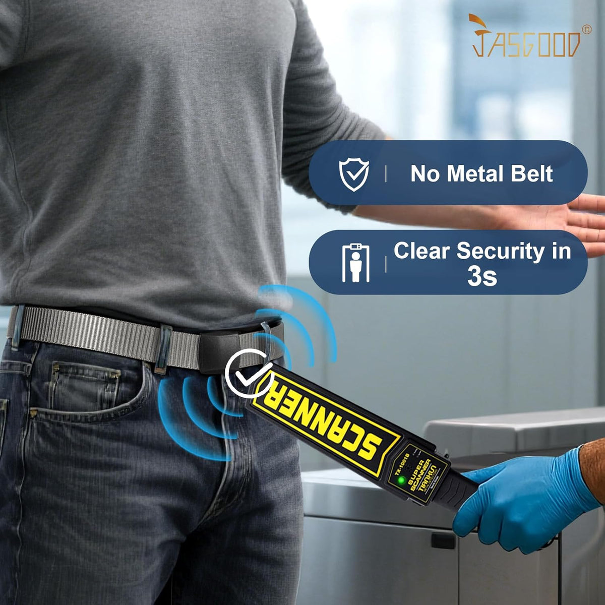 JASGOOD Nylon Canvas Breathable Military Tactical Men Waist Belt With Plastic Buckle