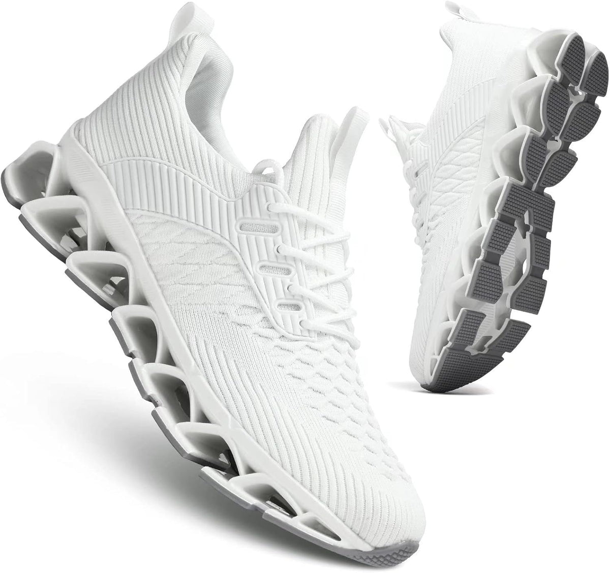 Men's Slip on Walking Running Shoes Blade Tennis Casual Fashion Sneakers Comfort Non Slip Work Sport Athletic Trainer