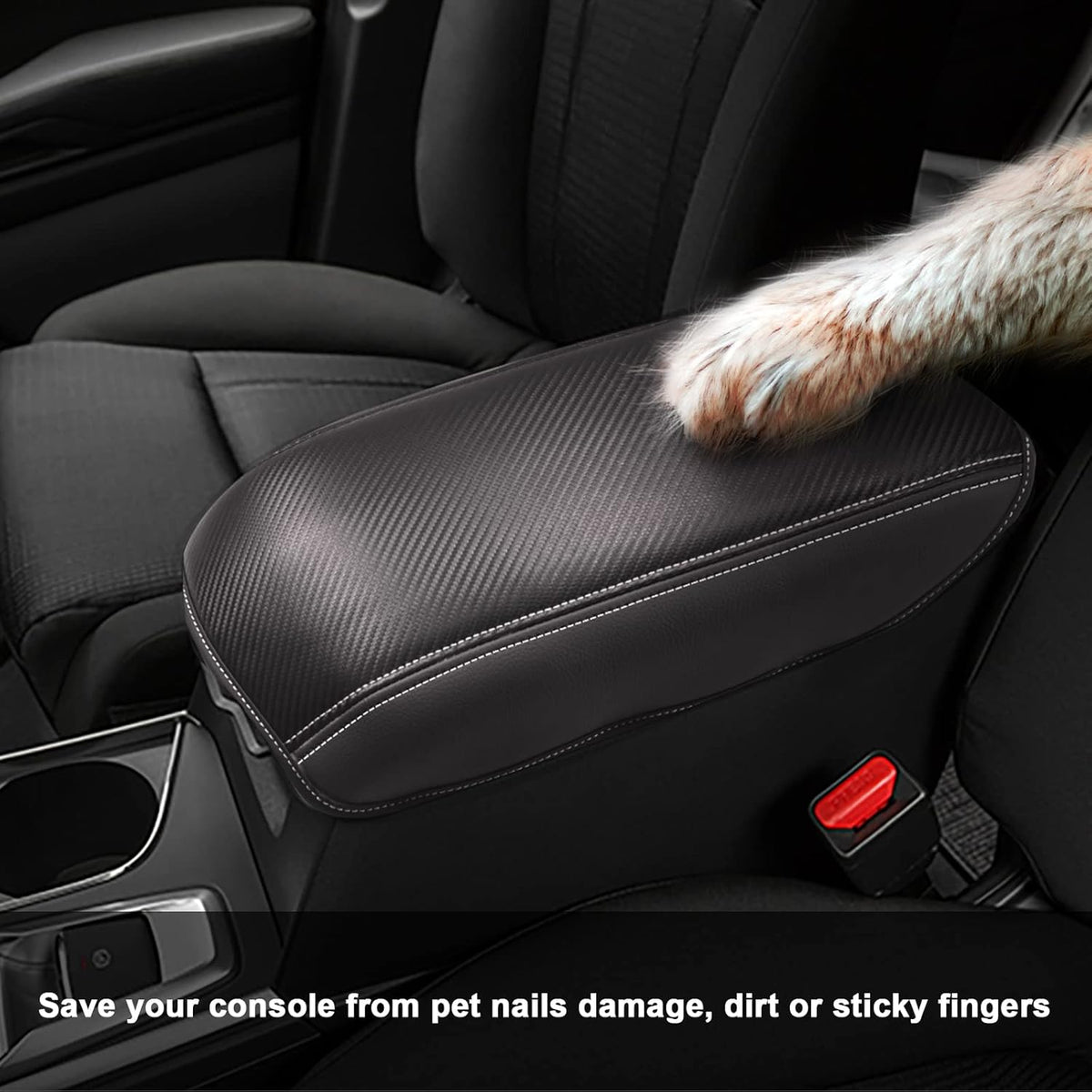 SXCY Fit for 2025 2022-2024 Subaru Ascent Armrest Cover FIT for 2022-2024 2025 Subaru Ascent Center Console Cover 2025 Ascent Accessories for 2019-2025 Ascent Console Armrest Cover