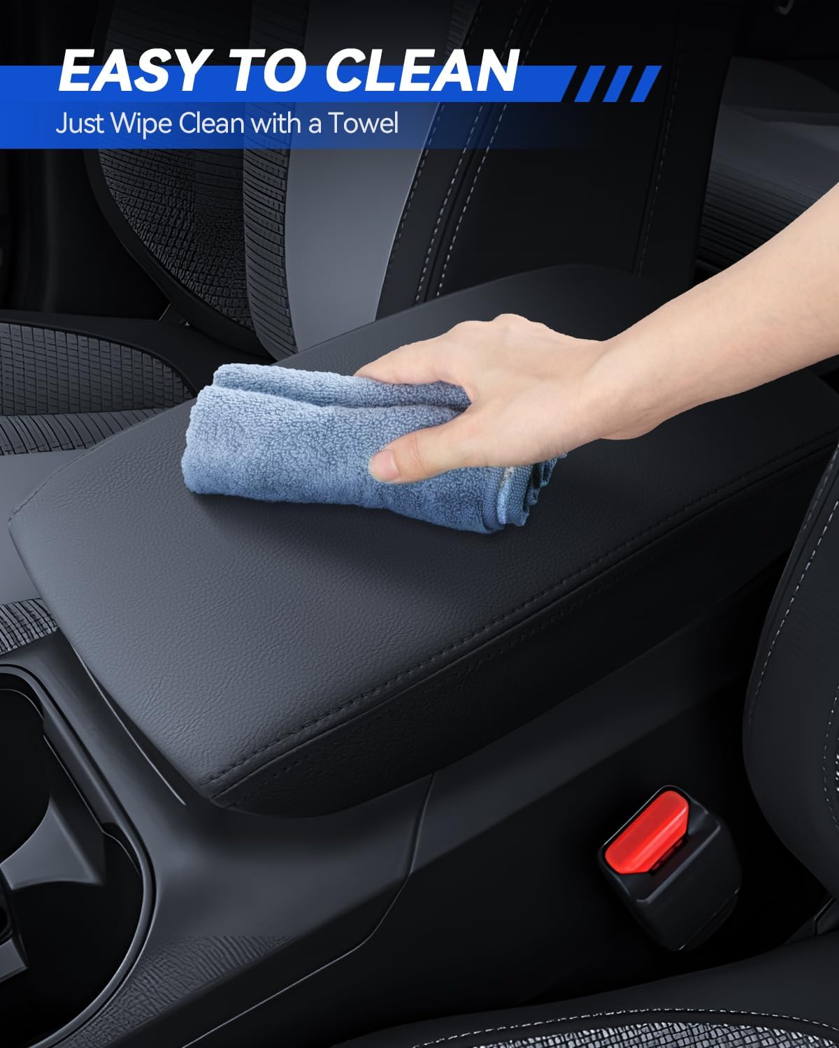 Armrest Cover for Hyundai Tucson 2025 Accessories Center Console Middle Lid Pad Protector for Car Elbow Rest