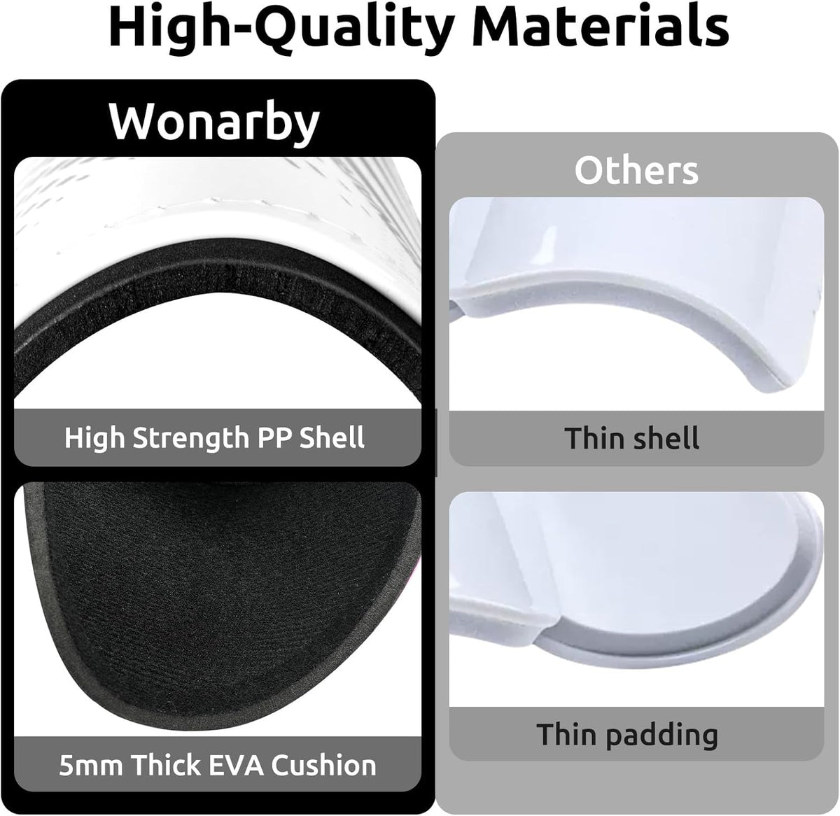 Shin Guards Soccer Youth Kids - Shin Guard for Boys Girls Teenagers Toddler 2-18 Years Old - Football Shin Pads Protection Equipment with Adjustable Straps