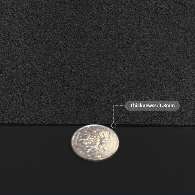 Table Mat - 32x54 Inch Waterproof Easy to Clean Can Conceal Flaws Protector The Table Top from Scratches Used for Dining (Black+Black 32x54)