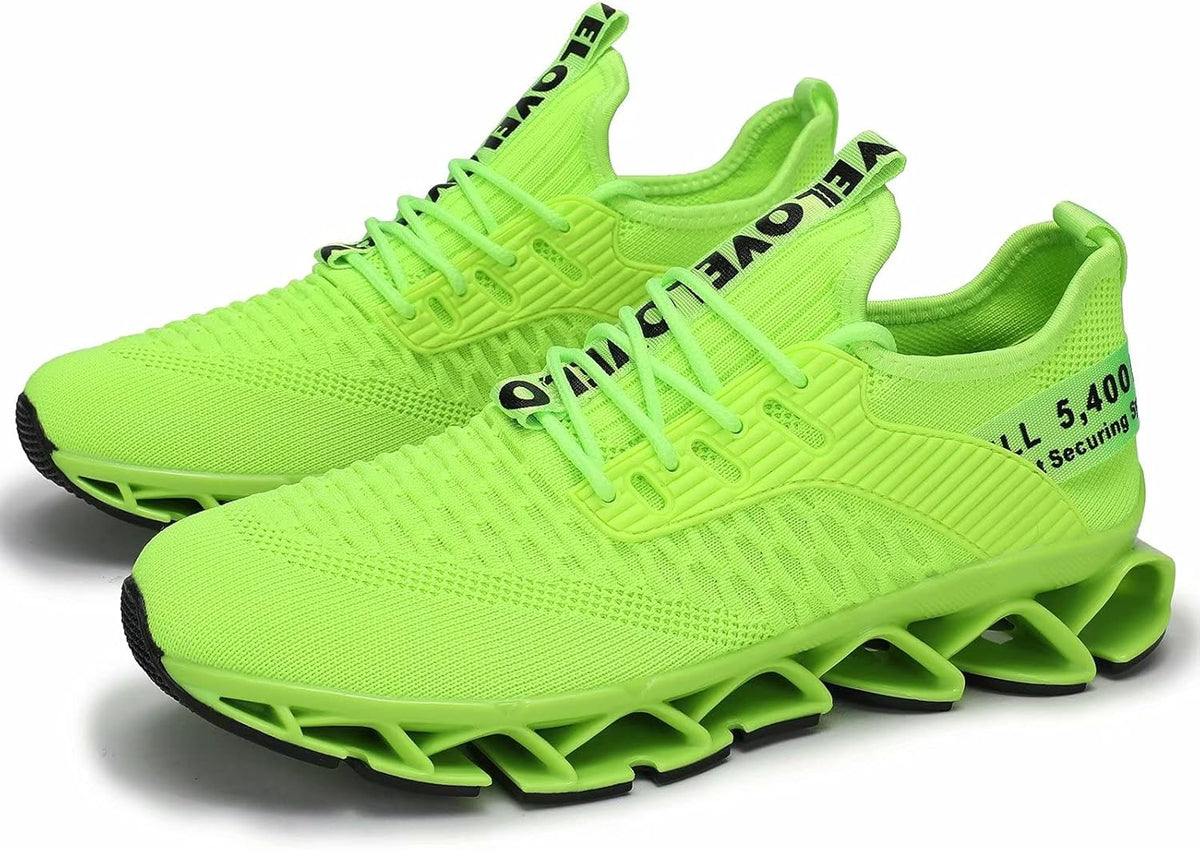 Men's Running Shoes Blade Tennis Walking Fashion Sneakers Breathable Non Slip Gym Sports Work Trainers