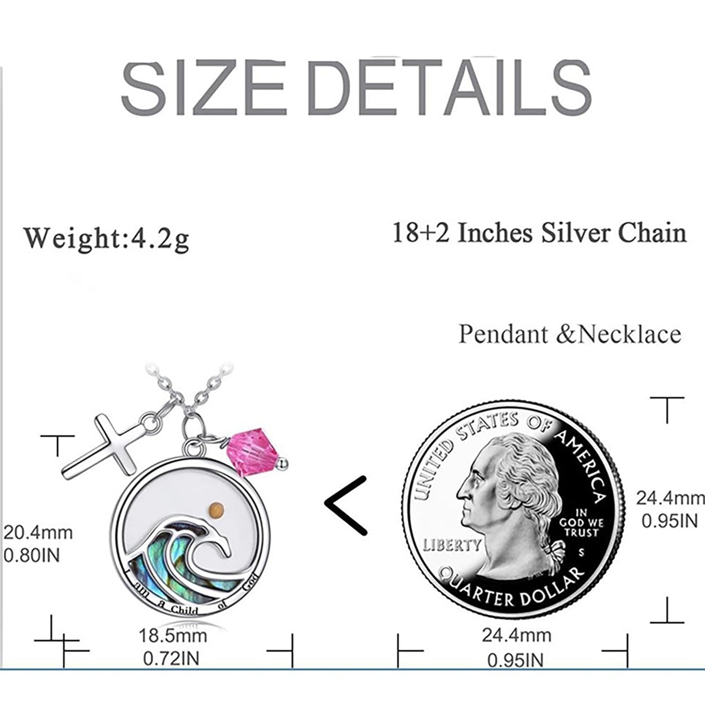 VLIEGEN Mustard Seed Necklace - Stainless Steel Faith Mountain Jewelry for Women & Men styleA