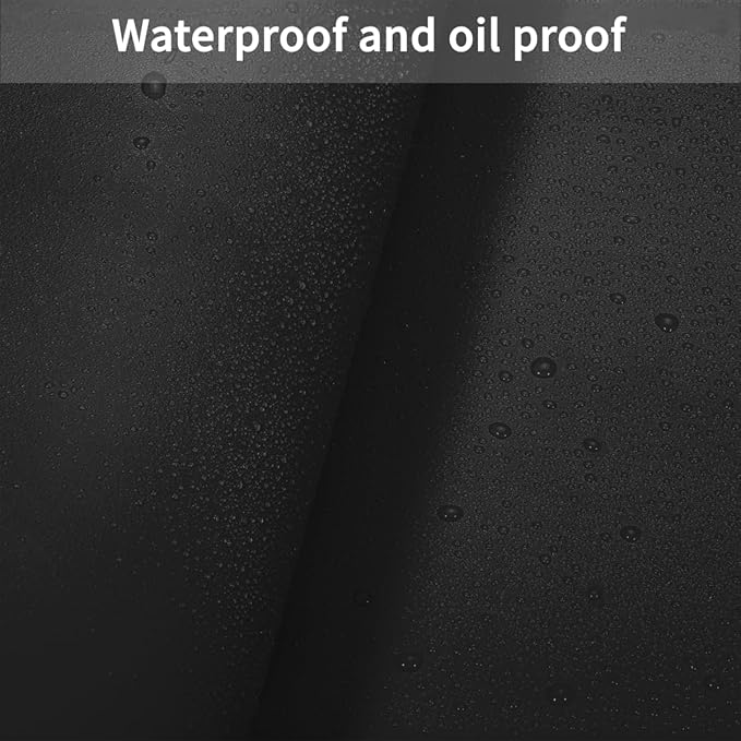 Leather Table Cover,1.8mm Thick,36x36 Inch Table Protector,Table Protector for Dining Room Table,Dining Table Protector.(Black+Black,36x36)