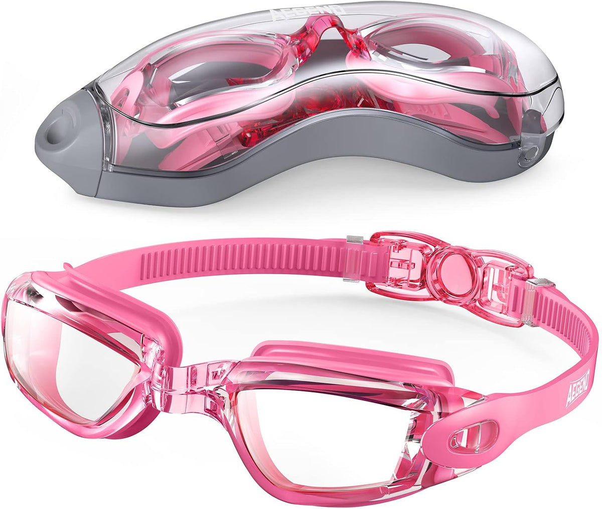 Aegend Swim Goggles, Swimming Goggles No Leaking Full Protection Adult Men Women Youth