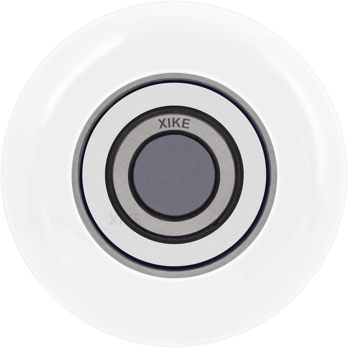 XiKe 12 Pack White 2" Nylon Garage Door Roller 4" Stem, Quiet/Durable and High Load, Use 6200-2RS Double Seals Precision Bearings.