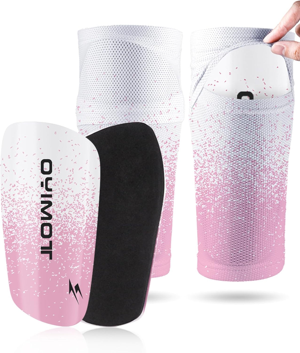 TOMIYO Soccer Shin Guards,Shin Guards Soccer Kids 10-12 and Shin Pad Sleeves with Inserted Pocket,Protective Soccer Equipment for Youth Adult,espinilleras de Futbol para Hombres for Team Sports