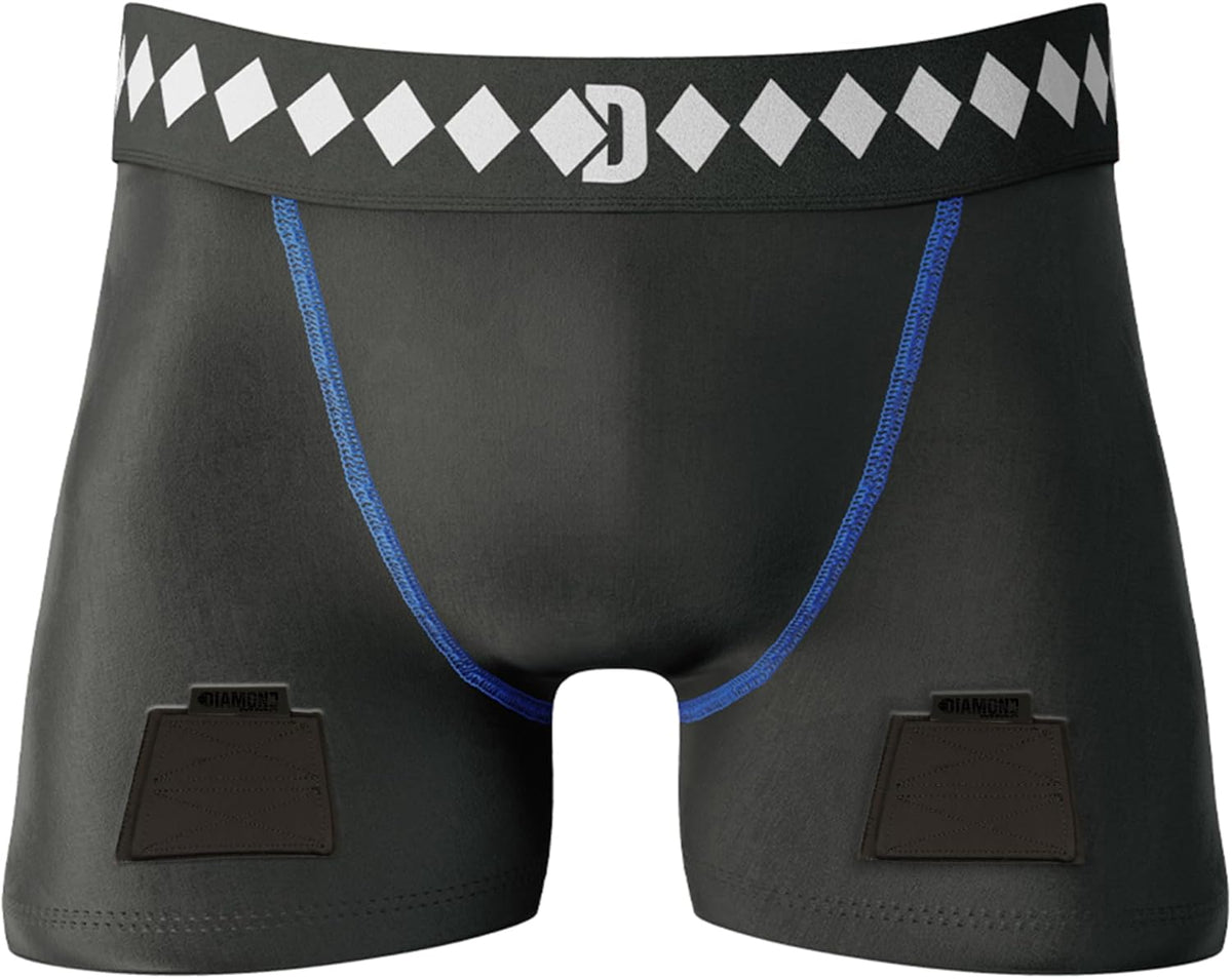 Diamond MMA Hockey Jock Short with Built-in Jock Strap & Athletic Cup Pocket