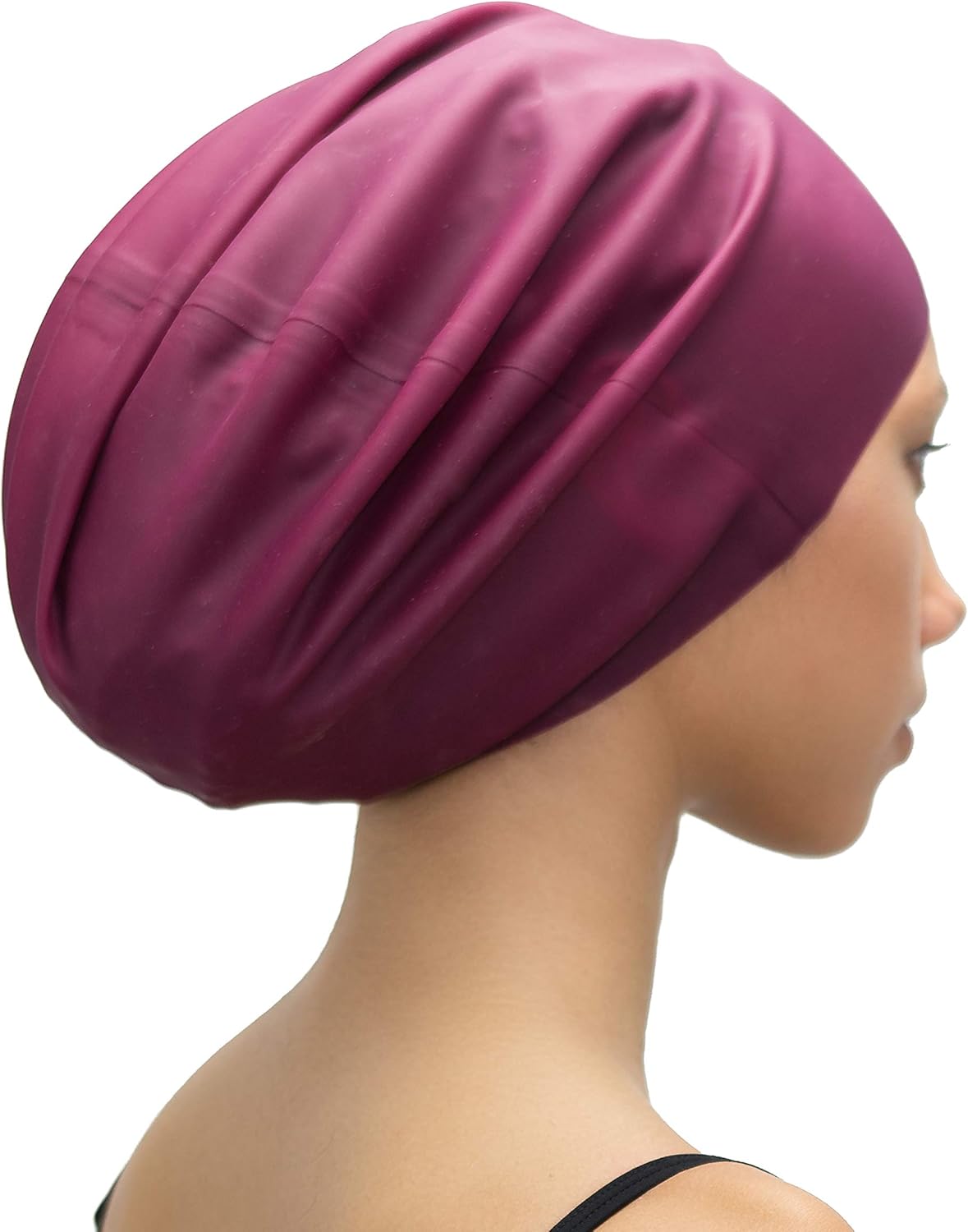 SOUL CAP - Large Swimming Cap for Long Hair - Designed for Long Hair, Dreadlocks, Weaves, Hair Extensions, Braids, Curls & Afros - Women & Men - Silicone