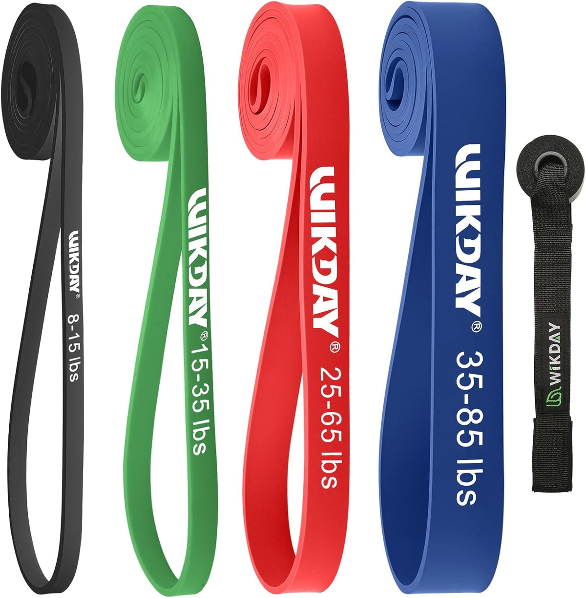 Resistance Bands, Pull Up Bands, Workout Bands for Exercise, Thick Heavy Resistance Band Set with Door Anchor, Elastic Bands for Body Stretching, Crossfit Training at Home/Gym Men & Women Women