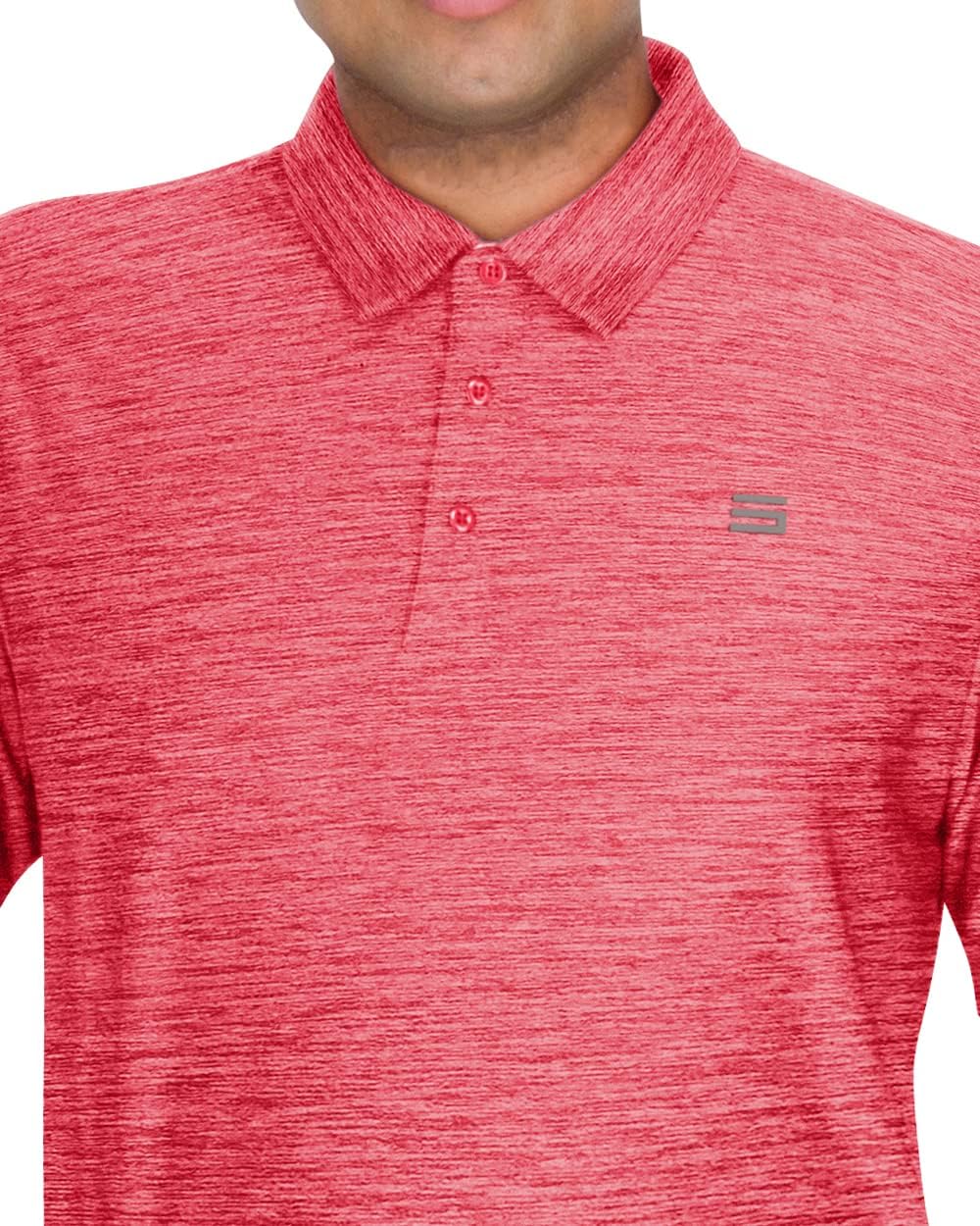 Three Sixty Six Golf Shirts for Men - Dry Fit Short-Sleeve Polo, Athletic Casual Collared T-Shirt