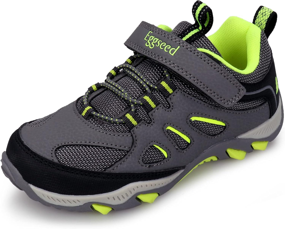 Boys Hiking Shoes Kids Sneakers Outdoor Waterproof Athletic Running Slip Resistant Comfortable (Little/Big Kids)