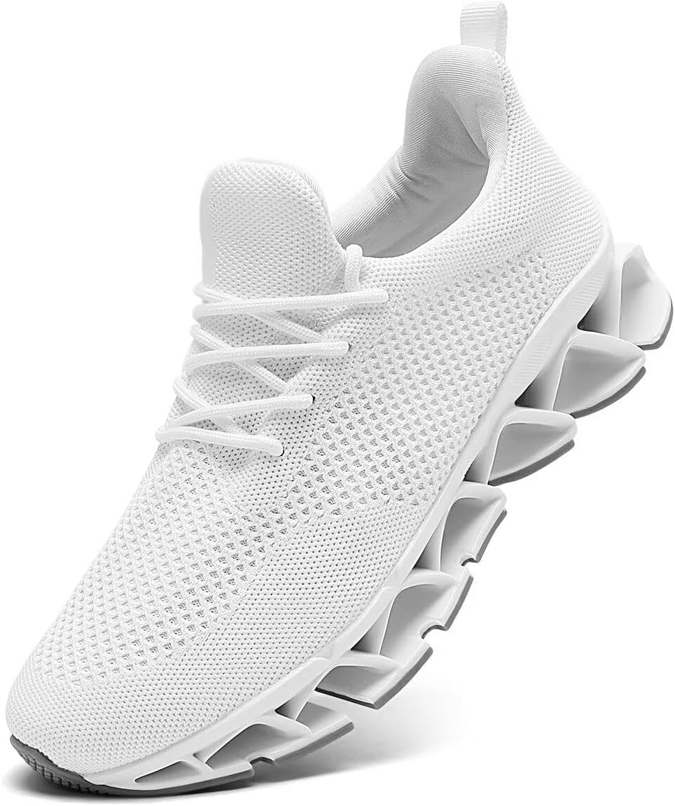 Men's Running Shoes Blade Tennis Walking Fashion Sneakers Breathable Non Slip Gym Sports Work Trainers