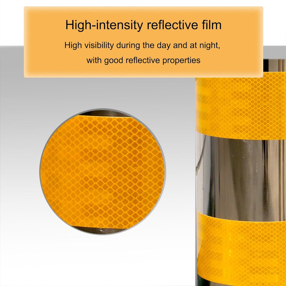 Safety Barrier Bollard, Steel Car Parking Protection Posts, Caution Cones, Driveway Barrier, Parking Stopper for Garage, Perfect for Traffic-Sensitive Area(Yellow (2PCS))