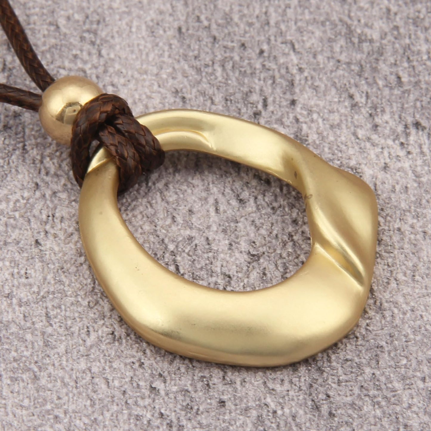 joymiao Vintage Boho Necklace for Women Long Chunky Bohemian Pendant Necklaces with Gold Pendant Handmade Sweater Necklace