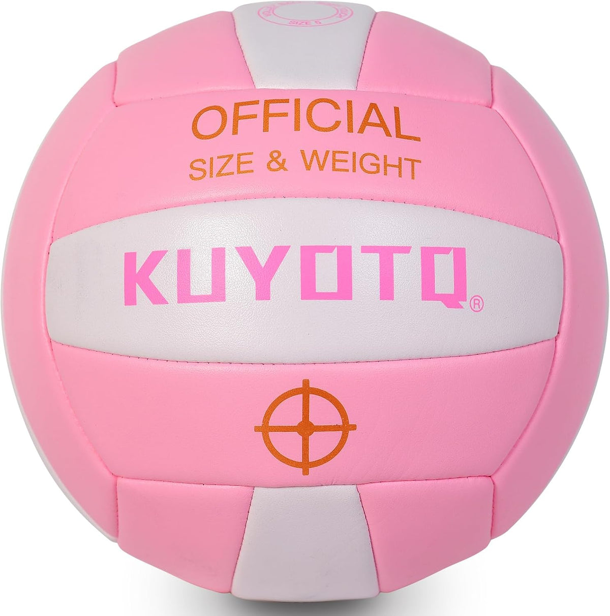 KUYOTQ Official Size 5 in&Outdoor Beach Volleyball,3MM Thickened Surface Soft Leather Youth Womens Mens Volleyball for Game Gym Training(Deflated)