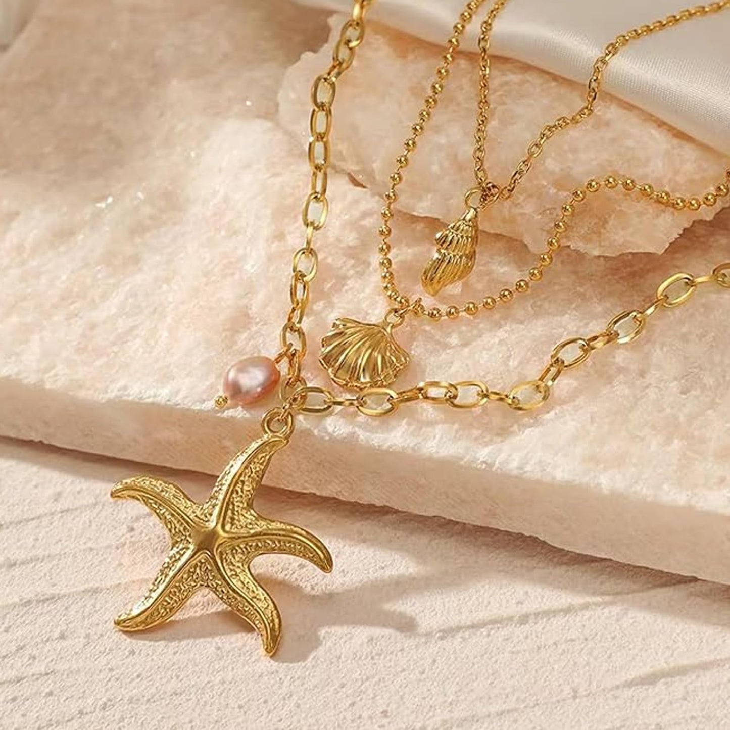 Your Always Charm Beach Shell Necklace For Women, Beach Jewelry, Vacation Outfits, Vacation Gift, Necklace Accessory, Concert Look