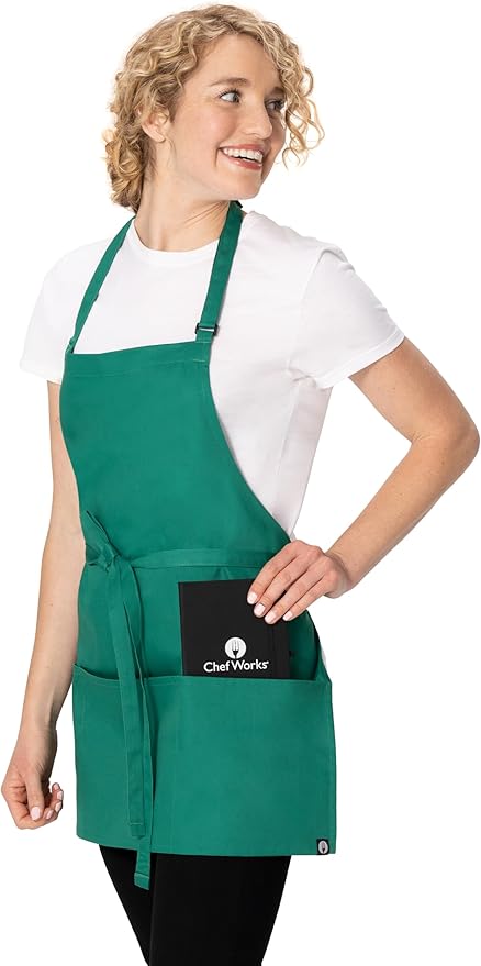 Chef Works Unisex Three Pocket Apron