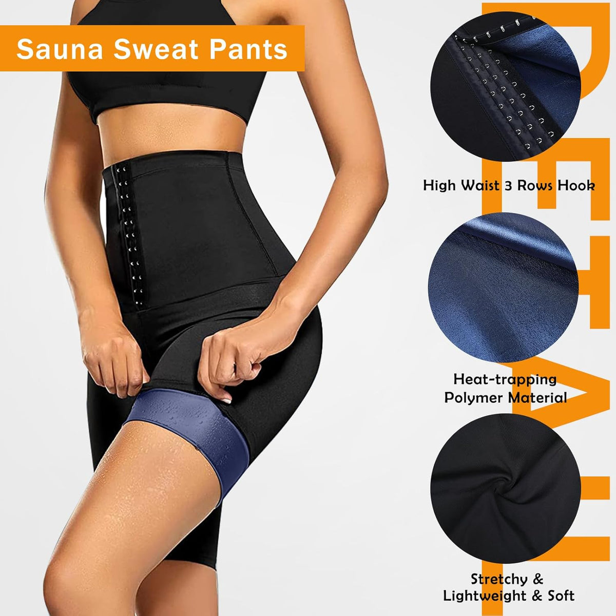 Sauna Sweat Short Pants Suits for Women High Waist Slimming Shorts Compression Thermo Workout Body Shaper Thighs