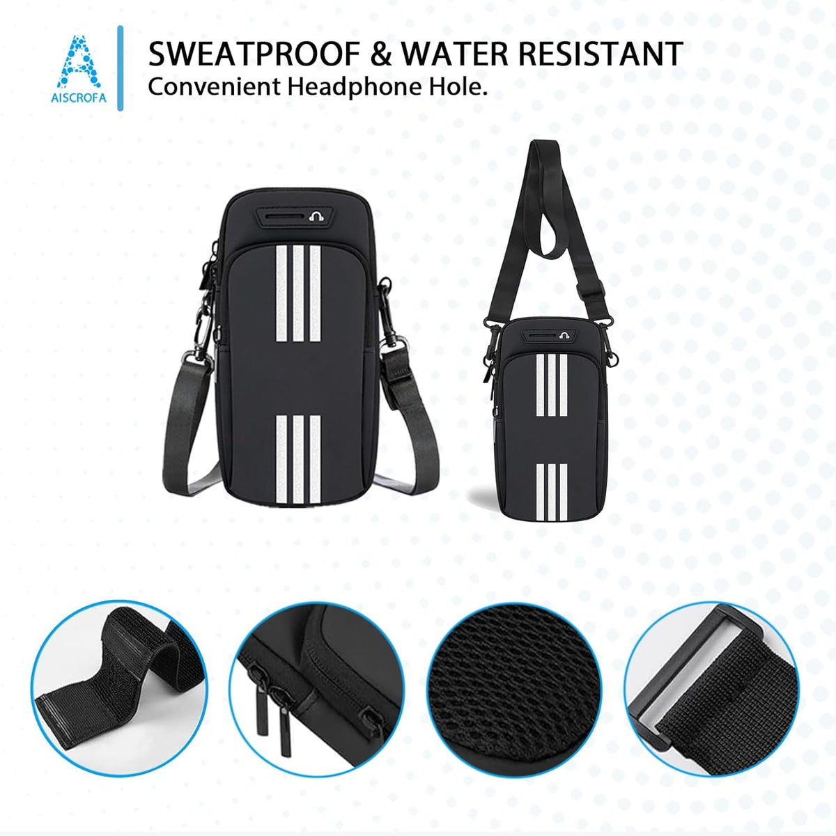 Running Armband, Cell Phone Purse Small Crossbody Bags for Women Men Kids Pouch for iPhone 15/14/13 pro/Plus/xs/xr/xs max, Galaxy S22 Ultra and More